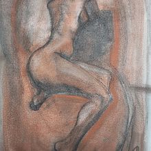 Mi proyecto del curso: Dibujo contemporáneo de la figura humana: expresión y movimiento. Een project van Traditionele illustratie,  Beeldende kunst,  Tekening,  Artistieke tekening,  Acr, lschilderij y Anatomisch tekenen van Jarry - 05.06.2022