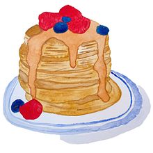 My project for course:  Flavorful Food Illustration with Watercolor. Traditional illustration, Fine Arts, Painting, and Watercolor Painting project by Erin O’Sullivan - 06.05.2022