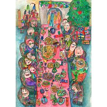 Christmas 2020-2021. Traditional illustration, and Drawing project by Chloe&Ying - 11.01.2021