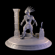 Tezcatlipoca. Projekt z dziedziny  Modelowanie 3D i Rzeźba użytkownika b_silva_moura97 - 23.02.2022