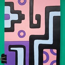 Mi proyecto del curso: Diseño de composiciones de arte abstracto. Projekt z dziedziny Trad, c, jna ilustracja, Malarstwo akr i lowe użytkownika Itzmaltzin - 26.05.2022
