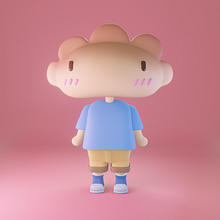 Mi proyecto del curso: Creación de personajes kawaii en 3D con Blender . Traditional illustration, Character Design, Digital Illustration, 3D Modeling, Manga, 3D Character Design, and 3D project by dabizss - 06.01.2022