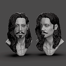Mi proyecto del curso: Retrato 3D realista con ZBrush y KeyShot. 3D, 3D Modeling, and 3D Character Design project by Andrés Ortega Zamorano - 06.06.2022