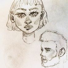 Mi proyecto del curso: Sketchbook de retrato: explora el rostro humano Ein Projekt aus dem Bereich Skizzenentwurf, Zeichnung, Porträtzeichnung, Artistische Zeichnung und Sketchbook von maidemarco - 06.06.2022