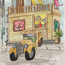 MTy project for course: Expressive Architectural Sketching with Colored Markers. Sketching, Drawing, Architectural Illustration, Sketchbook & Ink Illustration project by Freda Coetzee - 06.06.2022