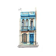 My project for course: Expressive Architectural Sketching with Colored Markers. Sketching, Drawing, Architectural Illustration, Sketchbook & Ink Illustration project by Sydney Musselman - 06.06.2022