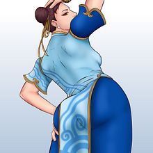 Chun-Li . Traditional illustration, and Digital Illustration project by Ernesto Cifuentes - 06.06.2022