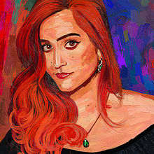 She is Amanda Zanardi - Introduction to Digital Portrait Painting: Beginner's Course on Domestika - Project by Rod Lovell. Traditional illustration, Fine Arts, Drawing, Digital Illustration, and Portrait Drawing project by Rod Lovell - 05.21.2022
