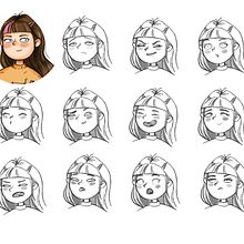My project for course: Drawing Appealing Characters with Personality. Un progetto di Character design, Bozzetti, Disegno, Stor, telling, Stor, board, Disegno artistico e Narrativa di Alyona Shum - 06.06.2022
