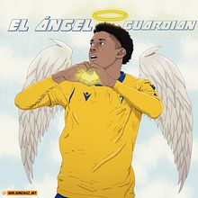 El ángel guardian del Cádiz. Un proyecto de Ilustración tradicional e Ilustración digital de Adrian Gonzalez - 06.06.2022
