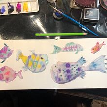 My project for course: Creative Watercolor Sketching for Beginners. Traditional illustration, Sketching, Creativit, Drawing, Watercolor Painting, and Sketchbook project by Wendy Gerber - 06.06.2022