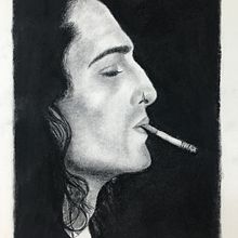 Mon projet du cours : Portrait artistique au fusain : créez des ambiances. Un progetto di Illustrazione tradizionale, Belle arti, Disegno, Disegno di ritratti, Disegno realistico e Disegno artistico di elimauso - 06.06.2022