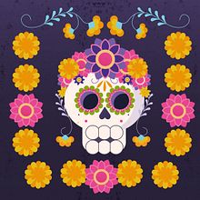 Catrina Ilustración . Een project van Traditionele illustratie y Motion Graphics van Simón Castellanos - 07.06.2022