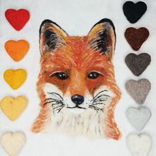 Mi proyecto del curso: Needle felting: crea retratos con lana. Un progetto di Artigianato, Needle felting e Textile Design di Karen Estrada - 19.04.2022