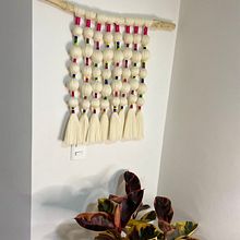 Mi proyecto del curso: Macramé: técnicas de tejido envuelto. Projekt z dziedziny Craft,  Dekoracja wnętrz,  Tkactwo, Makrama, Farbowanie tkanin, Wzornictwo tekst, liów i  Reklama użytkownika Catalina Marin Lopez - 06.06.2022