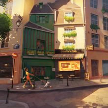 My project for course: Cinematic Digital Illustration with Photoshop. Traditional illustration, Digital Illustration, and Concept Art project by Elise Leonard - 06.07.2022