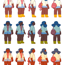 Meu projeto do curso: Design de personagens para animação com Photoshop. Animation, Character Design, and Character Animation project by anaelmacedo - 09.20.2023