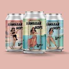 Hawaiian Hops. Traditional illustration, and Design project by Elia Sánchez Martín - 06.07.2022