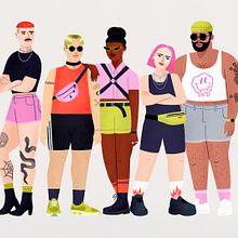 Pride!. Traditional illustration, Character Design, Drawing, Digital Illustration, and Artistic Drawing project by Bett Norris - 06.07.2022