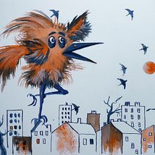 My project for course: Creative Illustration Techniques with Gouache. Traditional illustration, Character Design, Fine Arts, Painting, Children's Illustration, Gouache Painting, and Picturebook project by Willam Wonka - 06.07.2022