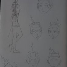 Mi proyecto del curso: El arte del manga: dibuja personajes únicos. Character Design, Pencil Drawing, Drawing, Ink Illustration, and Manga project by camilo Parraguirre - 06.09.2022