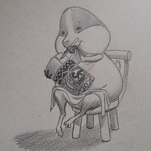 Dibujo a lápiz de animales realistas para cuentos. Projekt z dziedziny Projektowanie postaci, R, sunek ołówkiem,  R, sunek i Ilustracje dla dzieci użytkownika Herman López - 17.06.2022