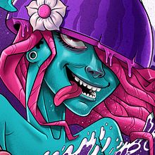 Dukkie Surf & Waves. Print & Vinilo.. Traditional illustration project by Juan Rueda - 06.09.2022