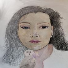 Il mio progetto del corso: Ritratto illustrato ad acquerello Ein Projekt aus dem Bereich Traditionelle Illustration, Bildende Künste, Malerei, Zeichnung, Aquarellmalerei, Porträtzeichnung und Artistische Zeichnung von Alessia Amoroso - 09.06.2022