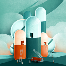 Hope in Crisis - The opioids epidemic, W&M University. Un progetto di Illustrazione tradizionale di Chiara Vercesi - 30.11.2020