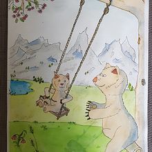 Mein Kursprojekt: Tierfiguren in Aquarell für Kinderbücher. Een project van Traditionele illustratie,  Beeldende kunst, Schilderij,  Tekening, Aquarelschilderen, Kinderillustratie y Verhaallijn van Kai Möller - 09.06.2022