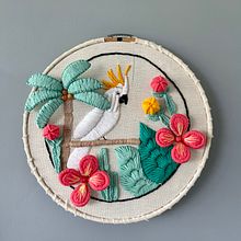 Mi proyecto del curso: Introducción al bordado tridimensional. Embroider, and Textile Design project by Claudia Mota - 06.09.2022