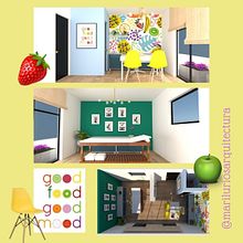 Mi proyecto del curso: Color aplicado al diseño de interiores, Oficina de Nutrición. Interior Design, Decoration, Interior Decoration, Spatial Design, and Color Theor project by Marilu Rios Peña - 09.19.2023