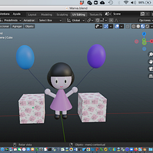 La niña feliz. Een project van 3D van Marva Angélica Mora Lumbreras - 09.06.2022
