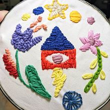 My project for course: Contemporary Embroidery With Traditional Mexican Needlework Ein Projekt aus dem Bereich H, werk, Stickerei, Weben und Textildesign von Wendy Johnston - 10.06.2022