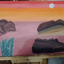 PROYECTO "DESIERTO" Ein Projekt aus dem Bereich Traditionelle Illustration, Malerei, Malerei mit Acr, l und Musik von Carmen Gloria Massa Parada - 11.06.2022