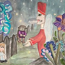Mi proyecto del curso: Ilustración narrativa infantil con técnicas mixtas. Un progetto di Illustrazione tradizionale, Collage, Disegno a matita, Illustrazione infantile, Narrativa, Pittura gouache e Albo illustrato di Alexandra Salazar-Jackson - 11.06.2022