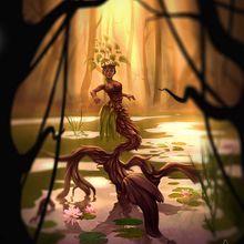 Tree spirit. Un projet de Illustration traditionnelle, Créativité, Illustration numérique, Dessin numérique, Peinture numérique, Art conceptuel , et Conception de personnages de ewelina_oleszek - 11.06.2022