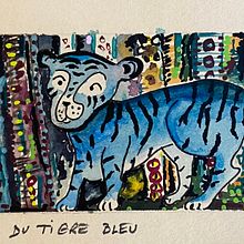 L’Année du tigre bleu. Un progetto di Illustrazione tradizionale di Caroline Grégoire - 11.06.2022