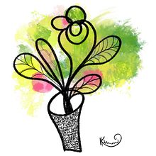 Flowerpot. Un proyecto de Ilustración tradicional de Karmen Ferret Haynes - 12.06.2022