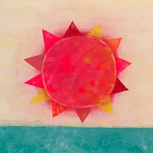 Sun (acrylic on canvas). Un proyecto de Bellas Artes y Pintura de Karmen Ferret Haynes - 12.06.2022