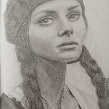 Mi proyecto del curso: Retrato realista con lápiz de grafito. Traditional illustration, Fine Arts, Sketching, Pencil Drawing, Drawing, Portrait Drawing, Realistic Drawing, Artistic Drawing, and Figure Drawing project by Ana Camacho - 06.12.2022