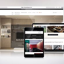Página web para una empresa de diseño y construcción de interiores. Un proyecto de Diseño Web de El estudio de Coco - 13.06.2022