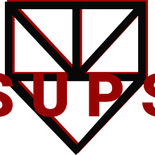 Logo SuperHero APP "Sups". Un projet de Design , Br, ing et identité, Design graphique , et Création de logos de Diletta Sanna - 13.06.2022