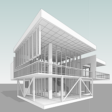 My project for course: 3D Architectural Design and Modeling with Revit . % Rahmat Maulidani tarafından hazırlanan 3D, Mimarlık, İç Mimarlık, 3D Modelleme, Dijital Mimarlık, Ve ArchVIZ projesi - 05.25.2022