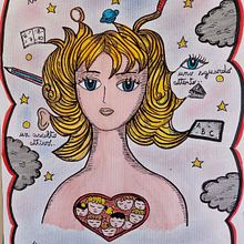 My artistic illustration. Traditional illustration, Pencil Drawing, and Drawing project by Laura Righetto - 06.13.2022