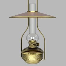 Lámpara de queroseno. Un progetto di Modellazione 3D e Progettazione 3D di Alejandro Soriano - 13.06.2022