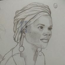 My project for course: Portrait Sketchbooking: Explore the Human Face. Projekt z dziedziny Sketching,  R, sunek, Portret,  R, sunek art, st, czn i Sketchbook użytkownika khutcherson6691 - 13.06.2022
