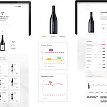 Interface UI Vinos.wine. Design, UX / UI, Information Design, and Web Design project by Paloma Martín - 06.14.2022