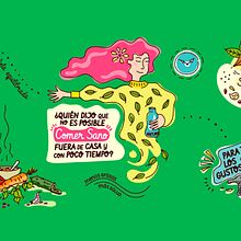 Ilustraciones para vinilos Mercamadrid. Design, Traditional illustration, Calligraph, Lettering, Vector Illustration, Sketching, Creativit, Pencil Drawing, Digital Illustration, and Spatial Design project by Paloma Martín - 06.14.2022