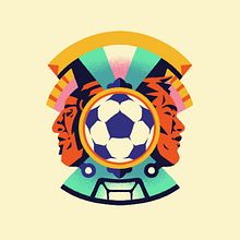 Símbolos fútbol  . % El Totoi tarafından hazırlanan Geleneksel illüstras, on, Tasarım, Ve Markalaşma ve Kimlik projesi - 06.14.2022